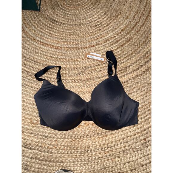 Skims smoothing full coverage lightly lined bra in onyx size 40DDD - NEW - Picture 2 of 3